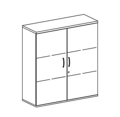 BAG Buerosysteme Shop Prisma 2 Drehtuerenschrank 3OH