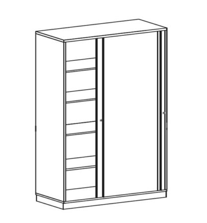 BAG Buerosysteme Produktwelten Shop Schwebetuerenschrank 5 OH