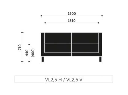 ProfiM Vancouver Lite VL3 H Couch – Bild 8