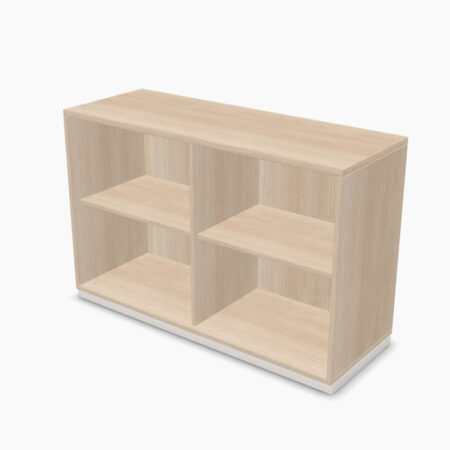 Palmberg Aktenregal 2OH mit Sockel, 1200 mm breit