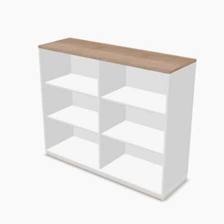 Palmberg Aktenregal 3OH mit Sockel, 1400 mm breit