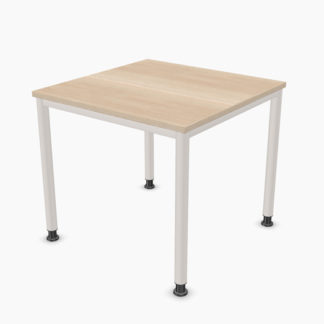 Palmberg SINAC Schreibtisch E Rundrohr 80 x 80 cm