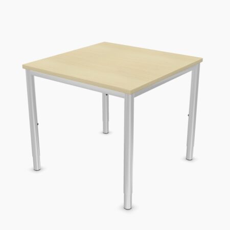 Palmberg SINAC Schreibtisch R Rundrohr 80 x 80 cm