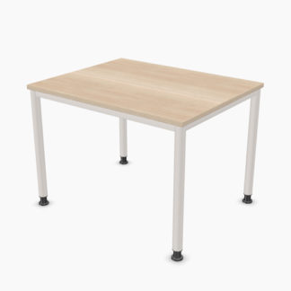 Palmberg SINAC Schreibtisch E Rundrohr 100 x 80 cm