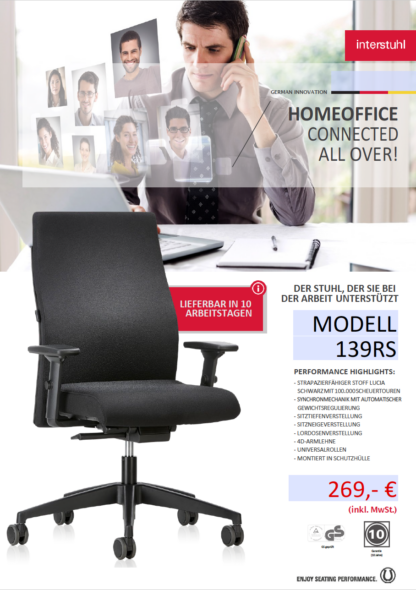 Interstuhl Bürostuhl 139RS