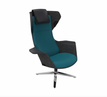 Klöber WOOOM woo75 Lounge Sessel mit Ohren konfigurierbar, Optional mit Heizung + Massagefunktion
