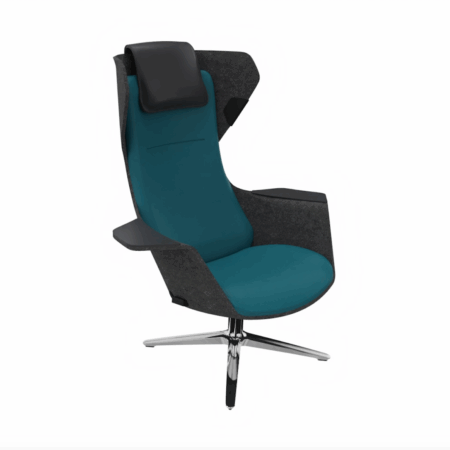 Klöber WOOOM woo75 Lounge Sessel mit Ohren konfigurierbar, Optional mit Heizung + Massagefunktion